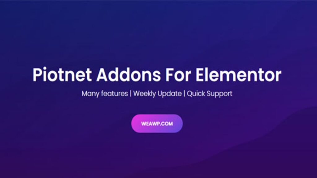 Piotnet Addons Pro