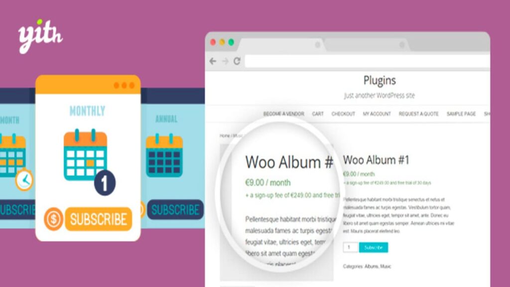 YITH Woocommerce Subscription Pro
