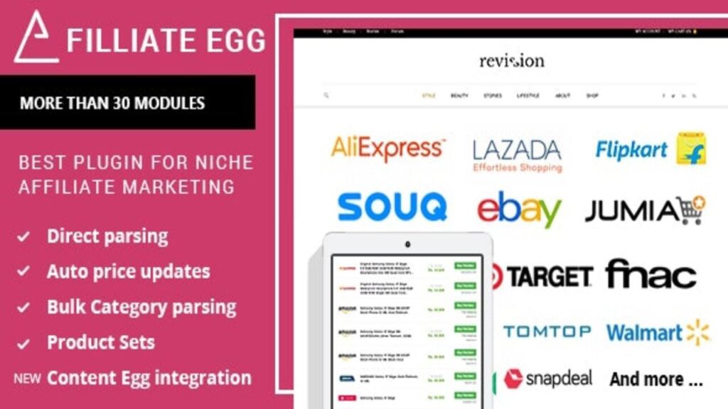 Descargar Affiliate Egg Pro Plugins-Wp