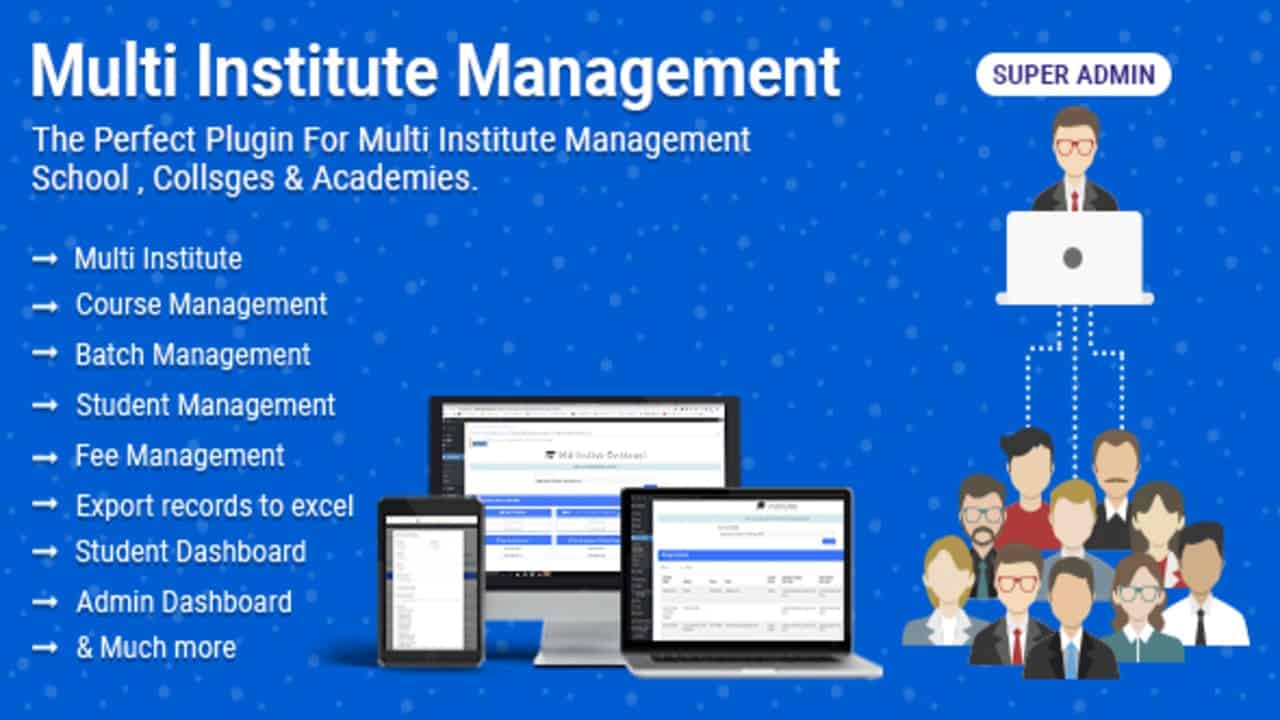 Descargar Multi Institute Management Pro Plugins-Wp