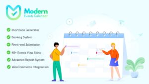 Descargar Webnus Modern Events Calendar Pro PLugins-WP