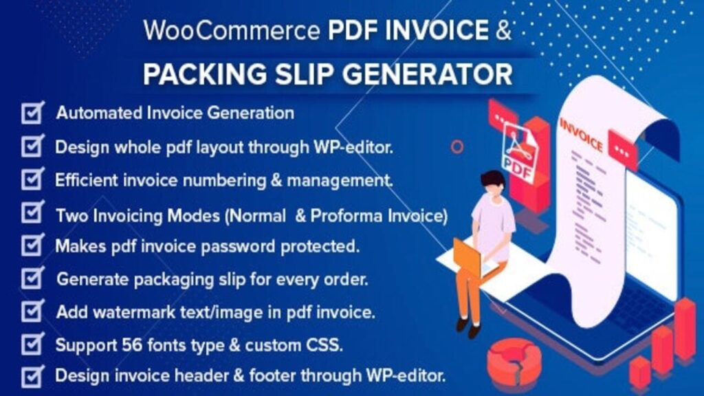 Descargar WooCommerce PDF Invoice & Packing Slip Generator Pro Plugins-Wp