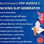Descargar WooCommerce PDF Invoice & Packing Slip Generator Pro Plugins-Wp