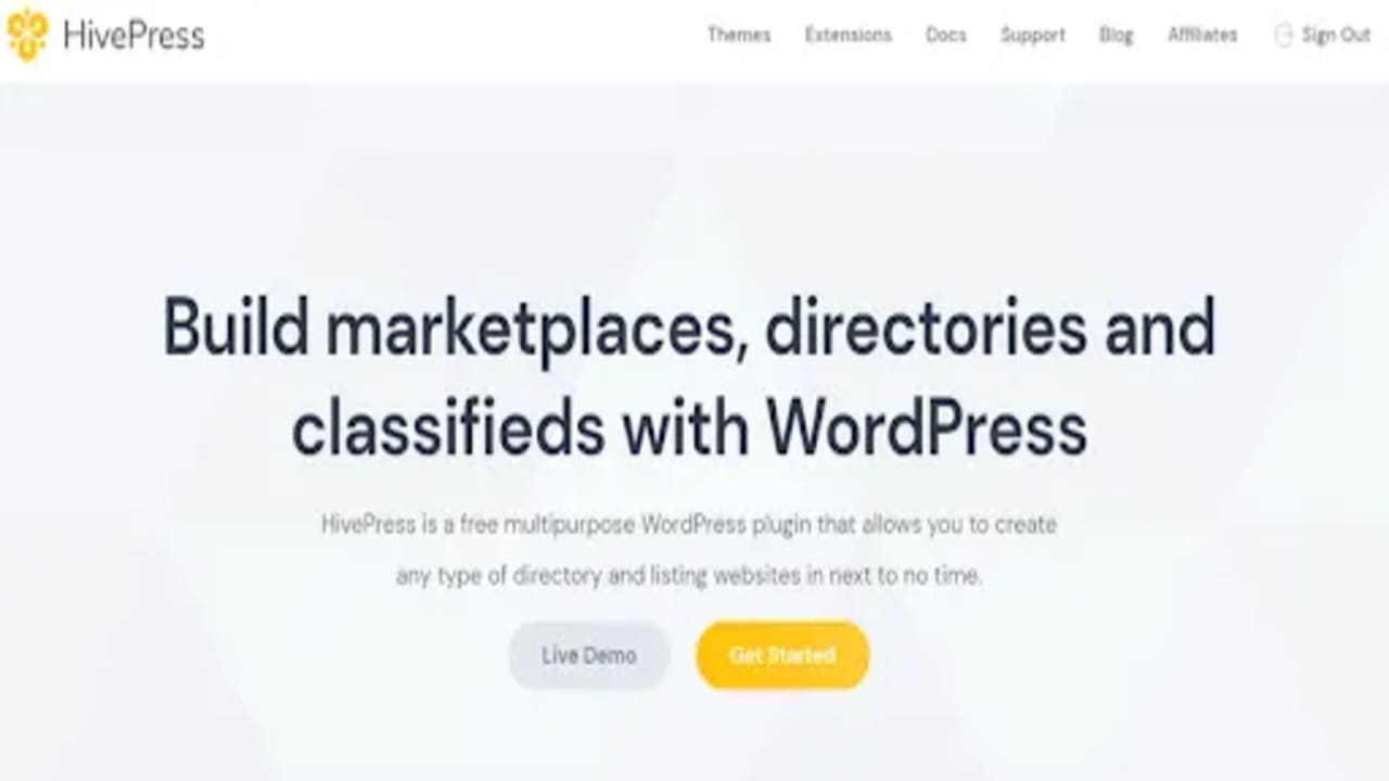 Descargar HivePress Marketplace Plugins-Wp