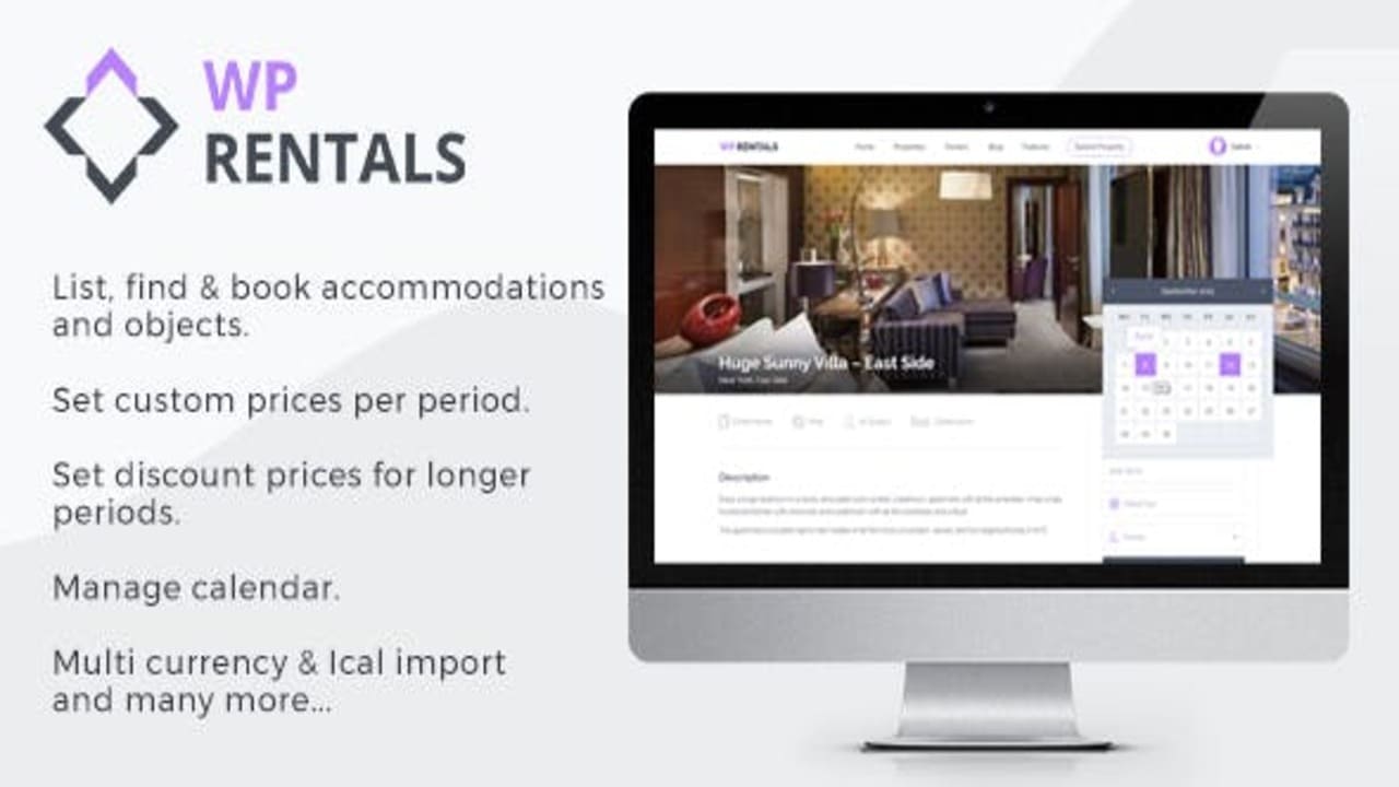 Descargar WP Rentals Plugins-Wp