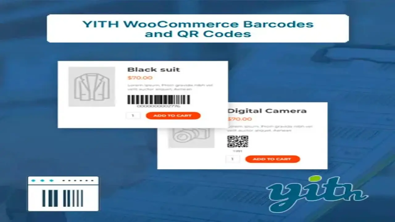 YITH WooCommerce Barcodes and QR Codes GPL – Plugin de códigos de barras y QR para WooCommerce Generar códigos de barras y códigos QR automáticos en WooCommerce con YITH Descargar YITH WooCommerce Barcodes and QR Codes Premium GPL gratis