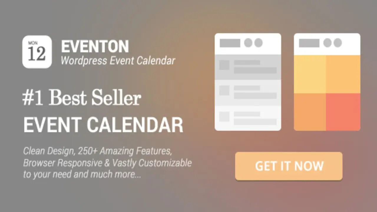 EventOn - Plugin de Calendario de Eventos para WordPress | Fácil, Personalizable y Profesional
