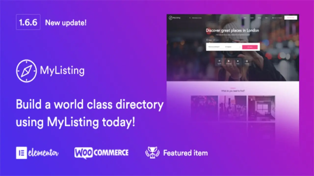 Descargar MyListing Theme