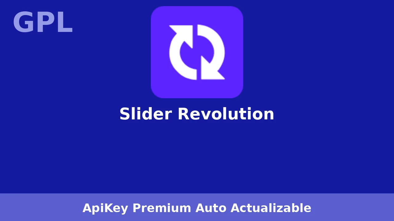 ApiKey Premium para Slider Revolution Pro GPL Auto Actualizable